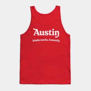 At the Existentialist Cafe Tank Top